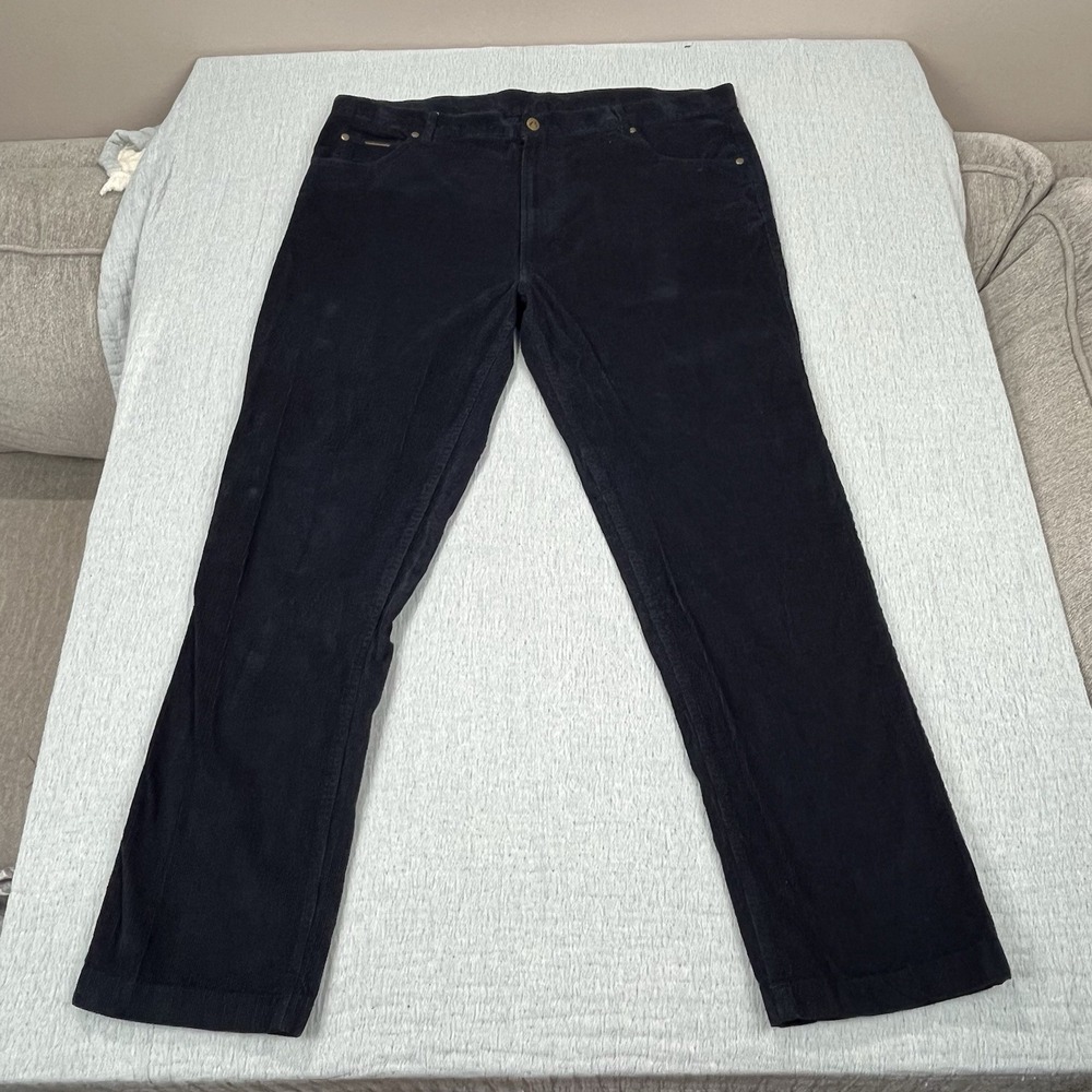 Peter‎ Christian Men's Blue Corduroy Trousers 42X32